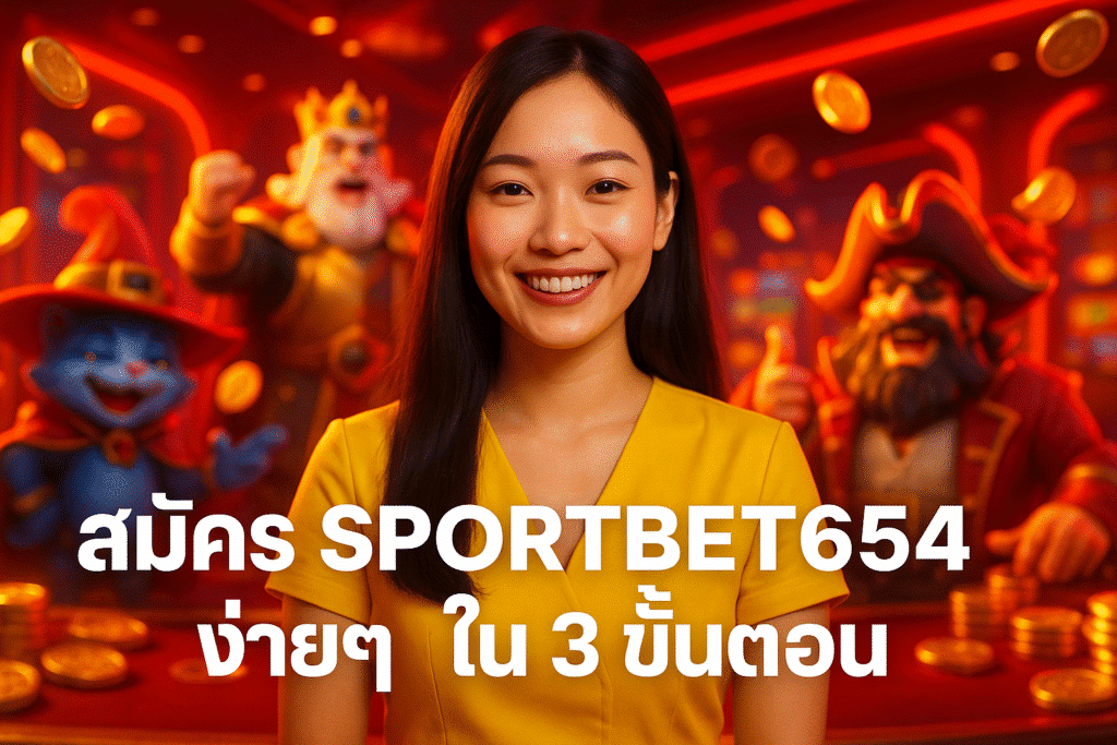 สมัคร SPORTBET654 ง่ายๆ ใน 3 ขั้นตอน